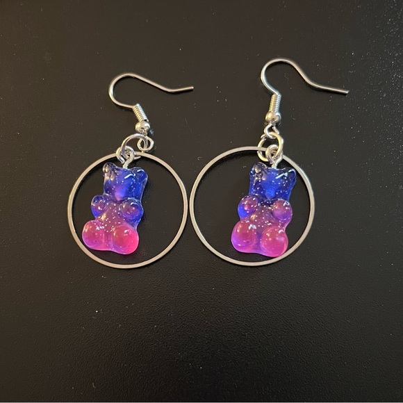 Gummy Bear Hoop Earrings - Picture 1 of 1